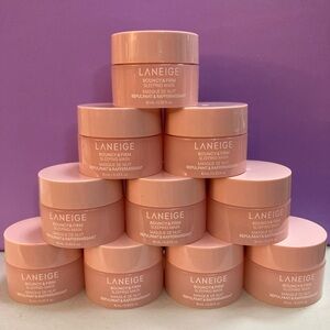 LANEIGE Pink Bouncy & Firm Sleeping Mask Collection 10 ml each set of 10